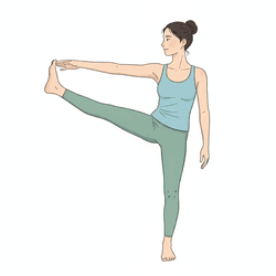 Extended Hand To Big Toe B