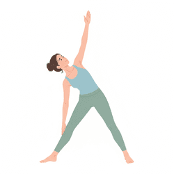 Triangle Pose Right