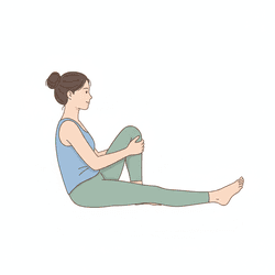 Wind Relieving Pose